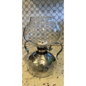 Pyrex Silex Vintage Double Bubble Vacuum Coffee Maker READ